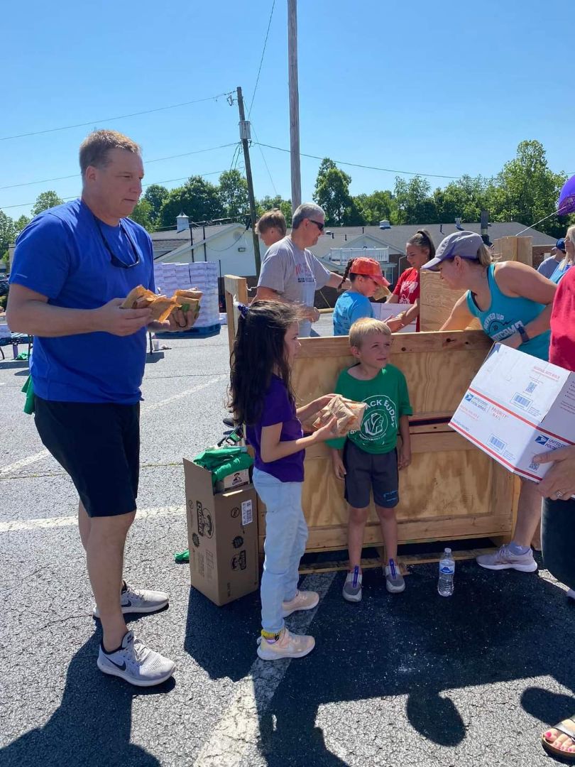 TJ and some kids are doing their part